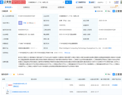 日海智能新设技术公司,含卫星遥感相关业务